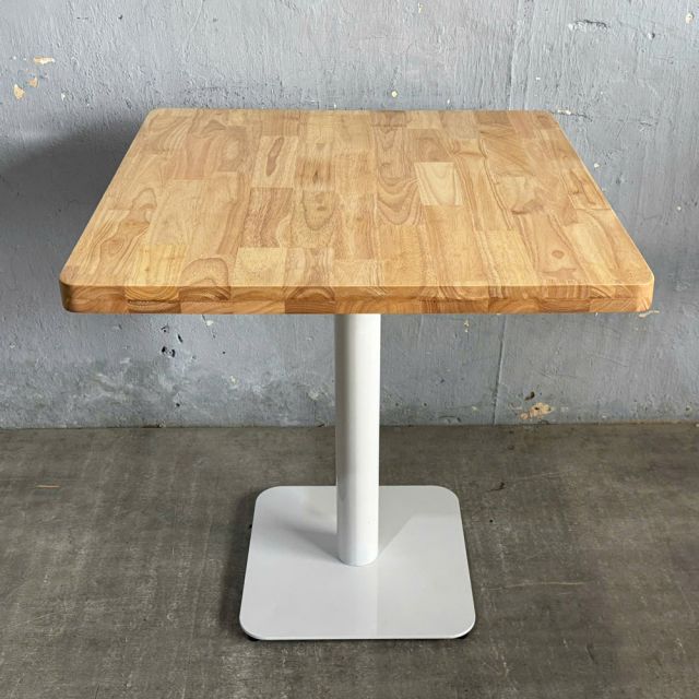 Bàn cafe vuông 70x70cm gỗ cao su CFD68279