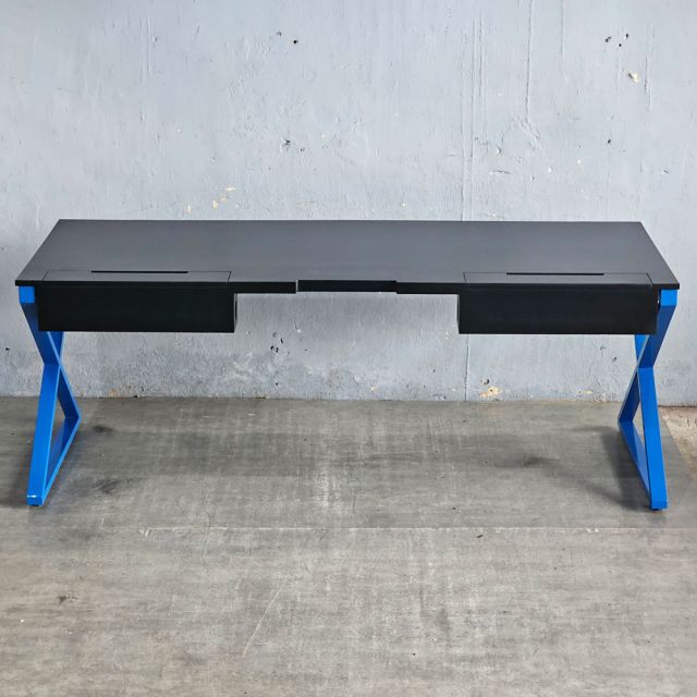 Bàn làm việc có hộp điện 200x80cm gỗ cao su ZD026