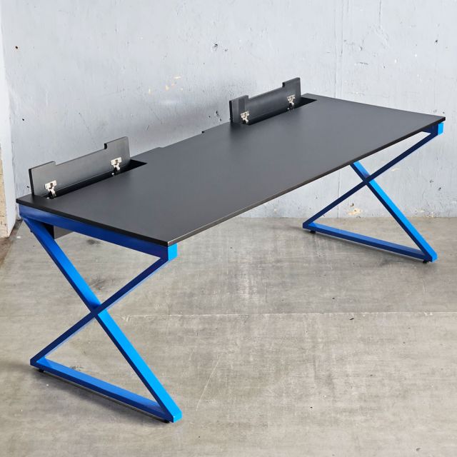 Bàn làm việc có hộp điện 200x80cm gỗ cao su ZD026