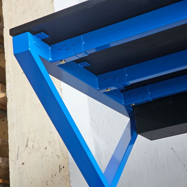 Bàn làm việc có hộp điện 200x80cm gỗ cao su ZD026