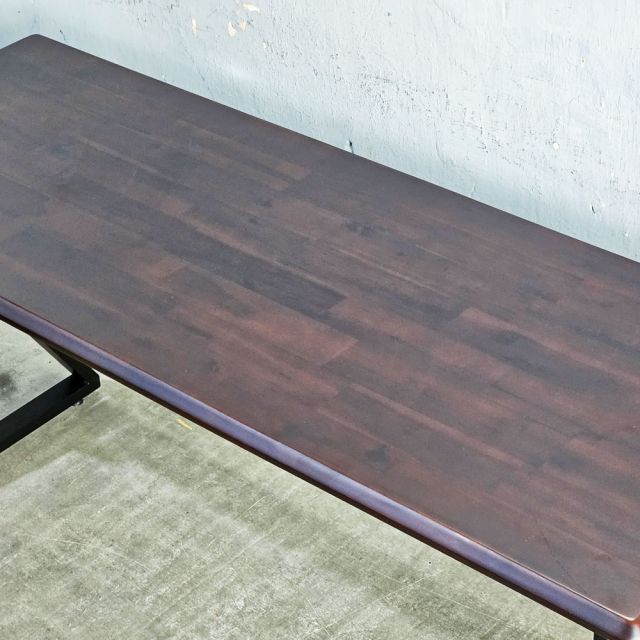 Bàn Gaming 160x60cm gỗ tràm chân chữ X GD68111