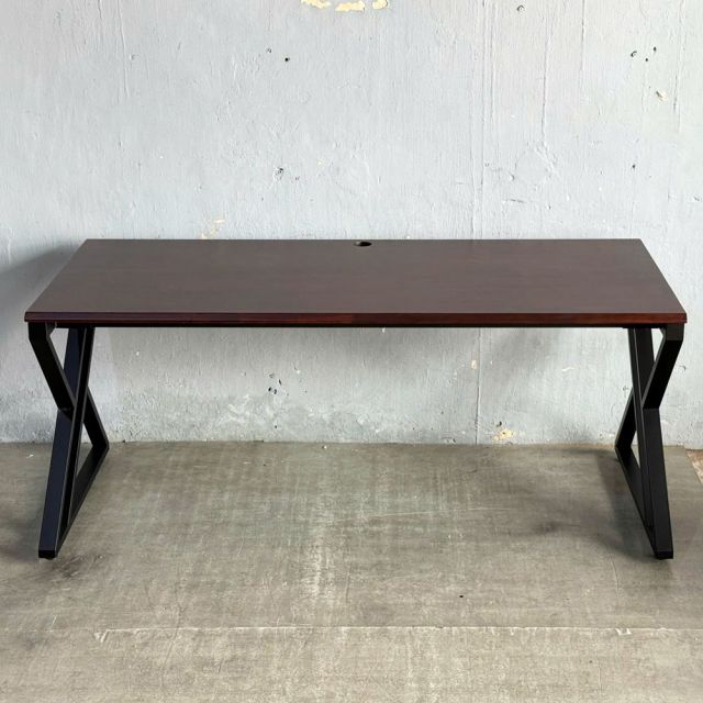 Bàn làm việc 180x80cm gỗ tràm chân chữ X GD68112