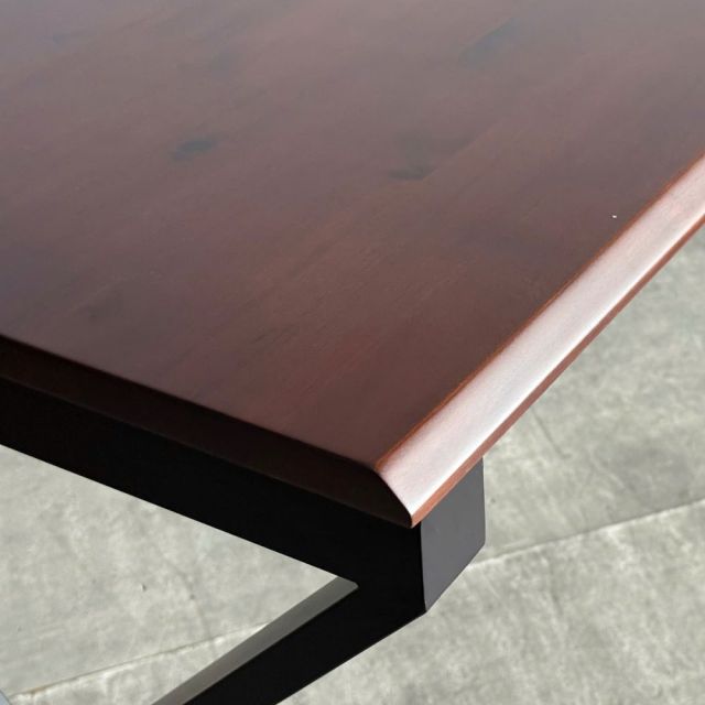 Bàn làm việc 180x80cm gỗ tràm chân chữ X GD68112