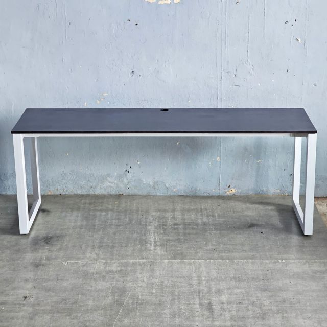 Bàn cụm 2 người 200x60cm gỗ cao su hệ Trian HBTA026