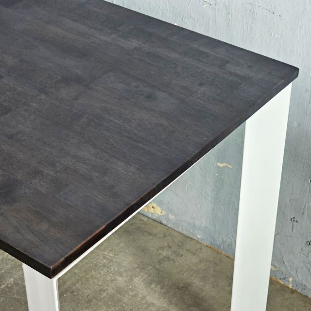 Bàn cụm 2 người 200x60cm gỗ cao su hệ Trian HBTA026