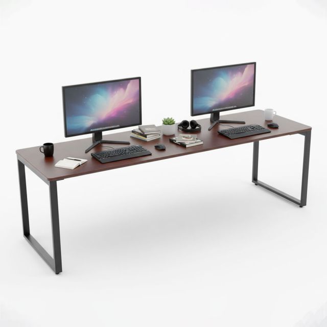 Bàn làm việc 230x70cm gỗ cao su hệ Rectang HBRT119