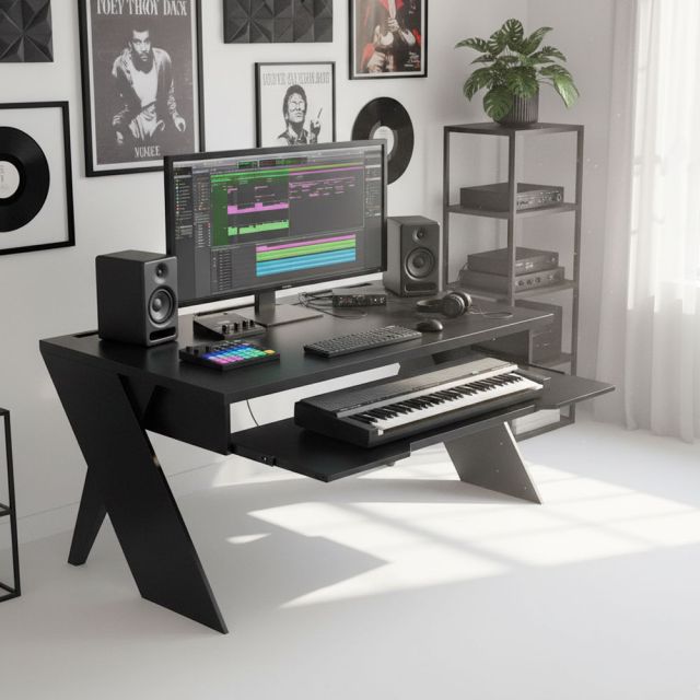 Bàn phòng thu Studio 160x90cm gỗ cao su SD68022