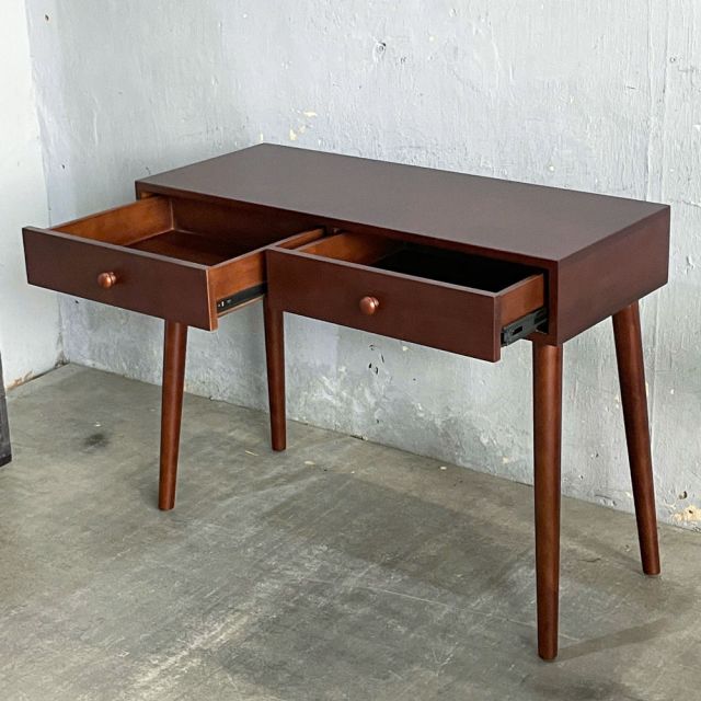 Bàn trang điểm 100x40cm gỗ cao su BTD68078