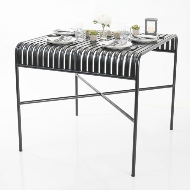 Bàn vuông ngoài trời 80x80cm sắt sơn tĩnh điện BNT012