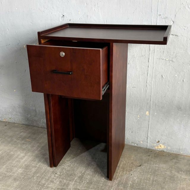 Bộ bàn ghế makeup 70x40cm gỗ cao su BTD68077