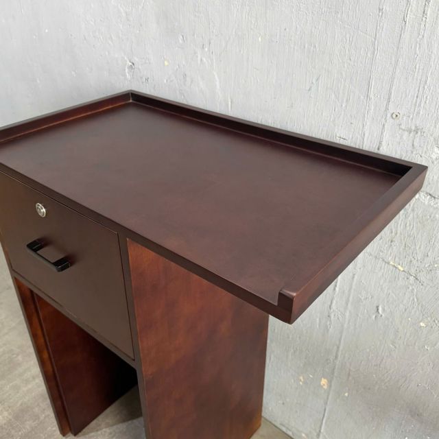 Bộ bàn ghế makeup 70x40cm gỗ cao su BTD68077