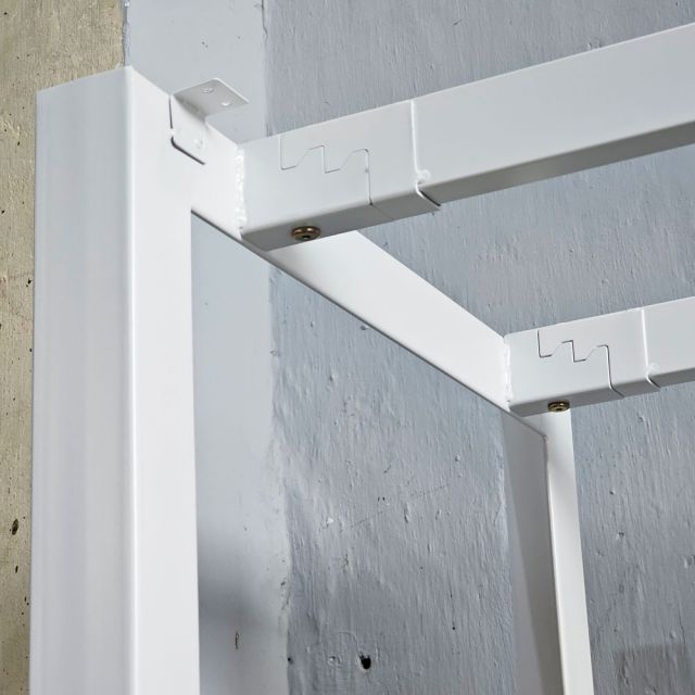 Chân sắt lắp ráp cho bàn 200x60cm hệ Trian HCTA026