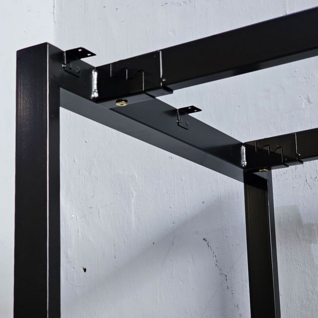 Chân sắt bàn làm việc hệ Rectang 180x70cm lắp ráp HCRT029