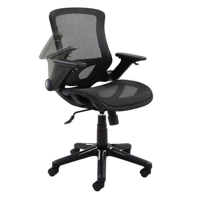 Ghế Công Thái Học tay lật nâng hạ lưng lưới GMA009