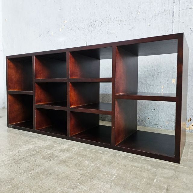 Kệ giày 10 ngăn 100x30x45cm gỗ cao su KG68089