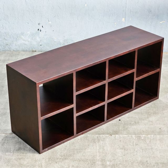 Kệ giày 10 ngăn 100x30x45cm gỗ cao su KG68089