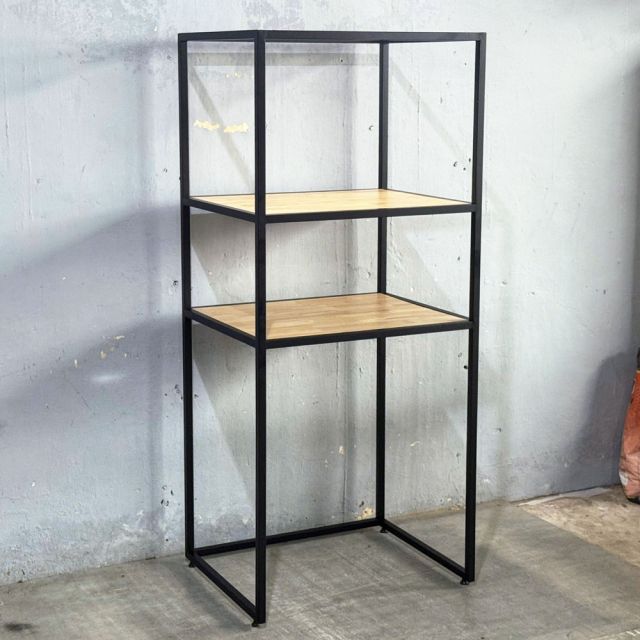Kệ máy giặt 3 tầng 78x63x178cm gỗ cao su KMG68028