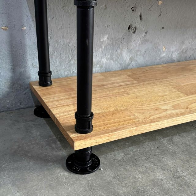 Kệ ống nước 6 tầng 120x30x150cm gỗ cao su PPF024