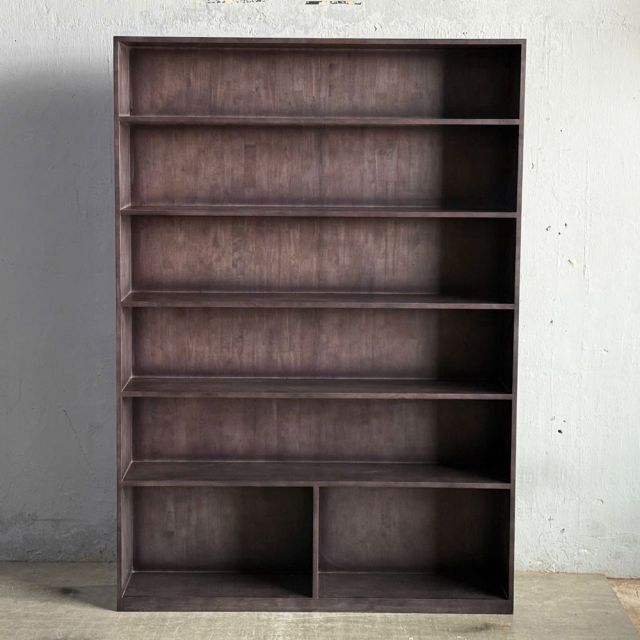 Kệ sách 6 tầng 140x30x200cm gỗ cao su KS68347