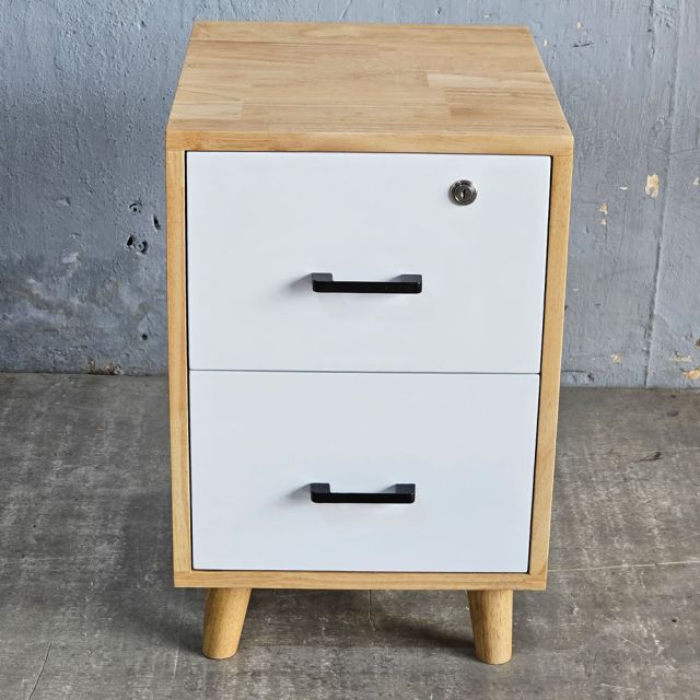 Tủ giấu tiền để đầu giường 38x45x58cm gỗ cao su TDG68062