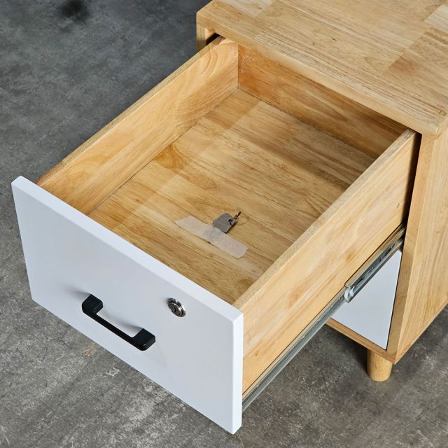 Tủ giấu tiền để đầu giường 38x45x58cm gỗ cao su TDG68062
