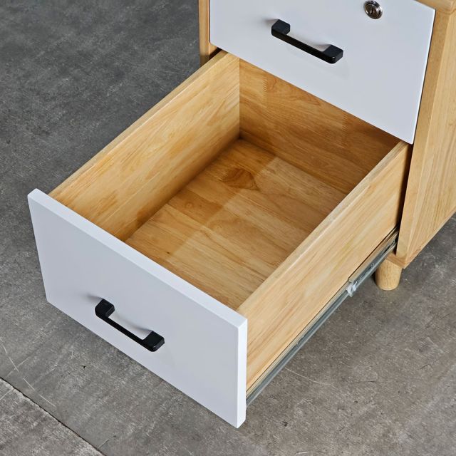 Tủ giấu tiền để đầu giường 38x45x58cm gỗ cao su TDG68062