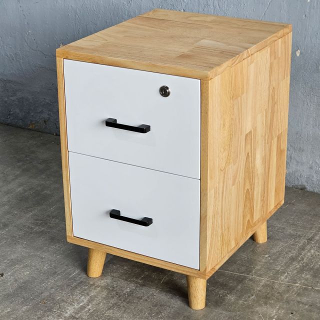 Tủ giấu tiền để đầu giường 38x45x58cm gỗ cao su TDG68062