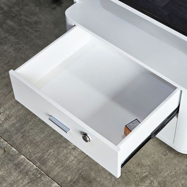 Tủ đầu giường khóa ren số 80x55x70cm gỗ cao su TDG68063