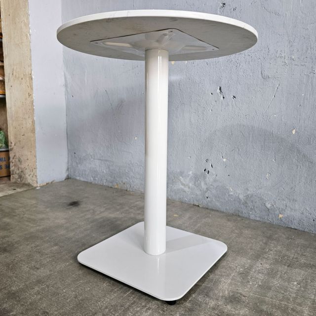 Bàn cafe tròn 60x60cm mặt đá chân sắt CFD68280