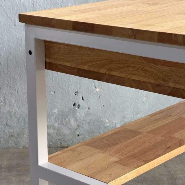 Bàn học có ngăn kéo 100x60cm gỗ cao su BD68164