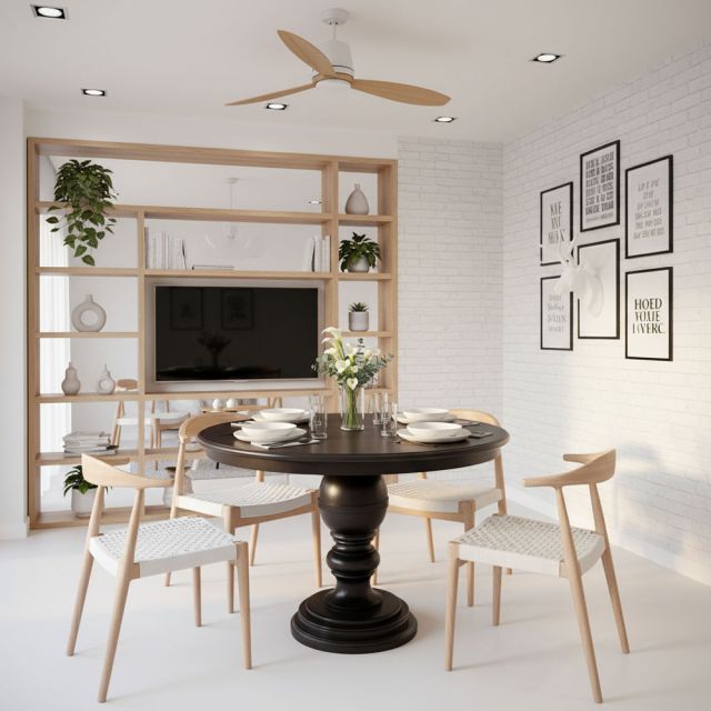 Bàn tròn Imperial đường kính 1m gỗ tần bì BA68274