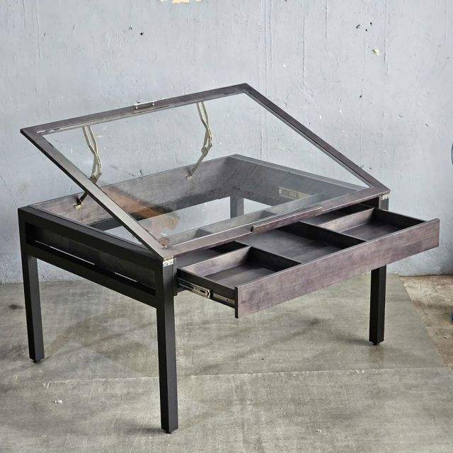 Bàn vẽ kỹ thuật 130x100x75cm gỗ cao su DD68014