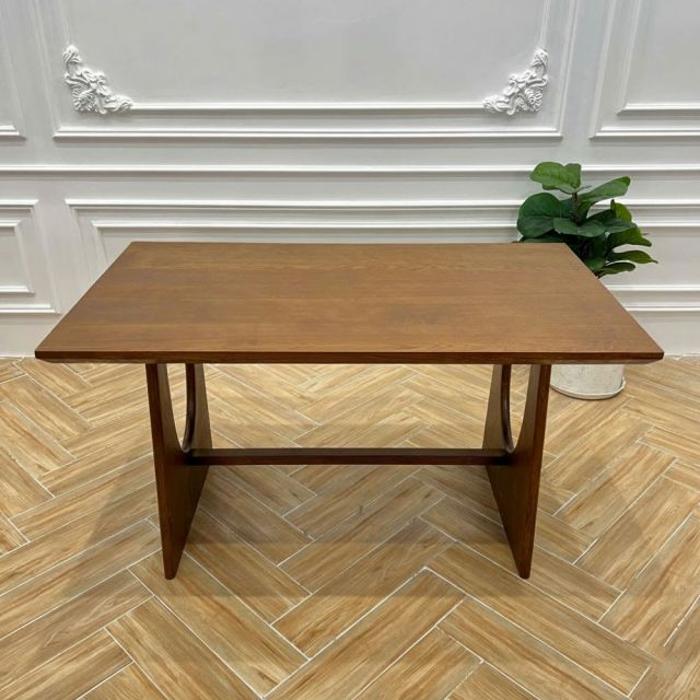 Bàn ăn chữ nhật Tesla 140x80x75cm gỗ tần bì BA68278