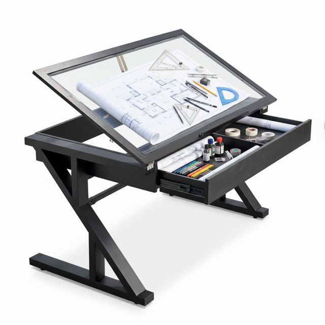 Bàn vẽ kiến trúc 130x75x75cm gỗ cao su DD68013 Bàn vẽ kiến trúc 130x75x75cm gỗ cao su DD68013