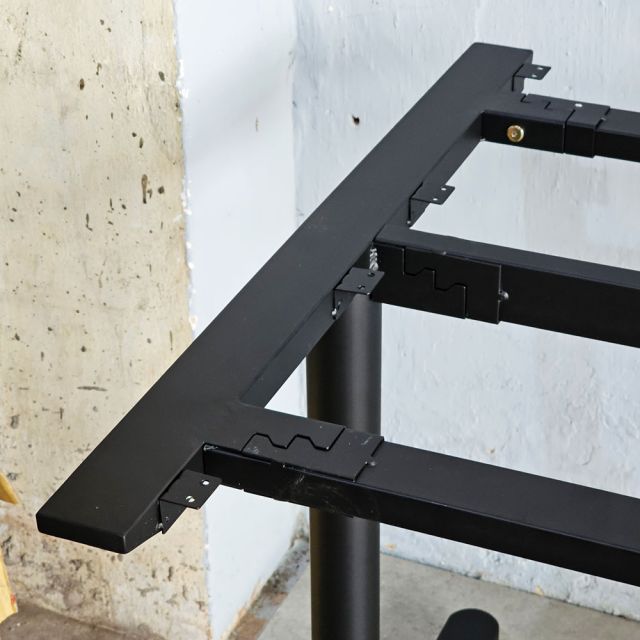 Chân sắt lắp ráp cho bàn 200x80cm hệ TIO HCTO017