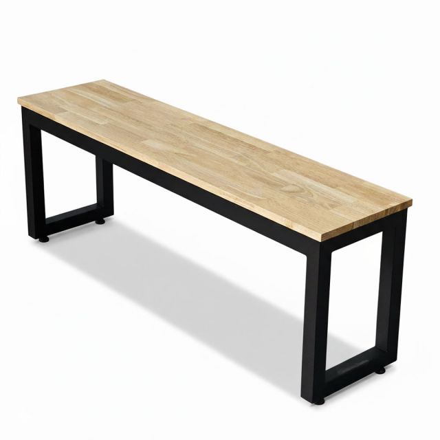 Ghế băng dài 120x30x45cm gỗ cao su GBD064