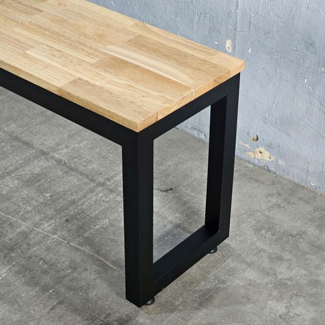 Ghế băng dài 120x30x45cm gỗ cao su GBD064