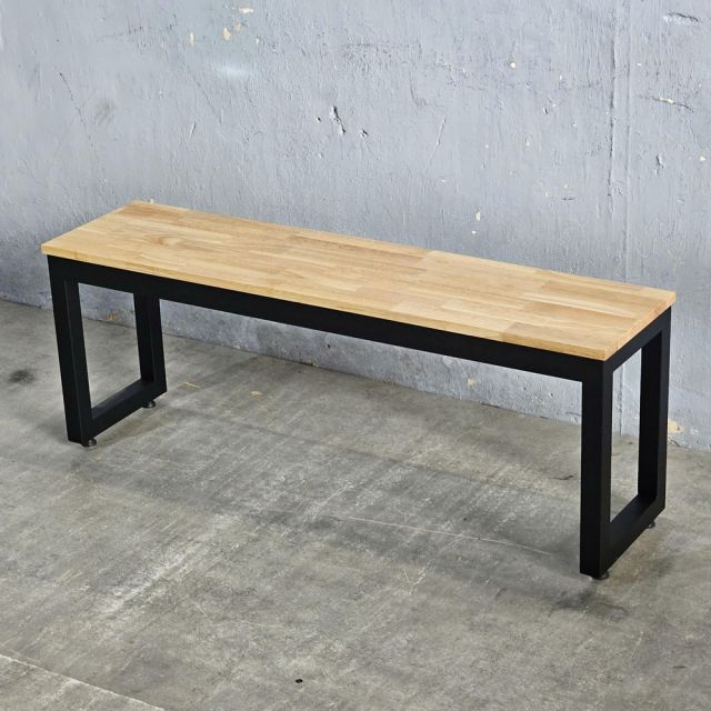 Ghế băng dài 120x30x45cm gỗ cao su GBD064