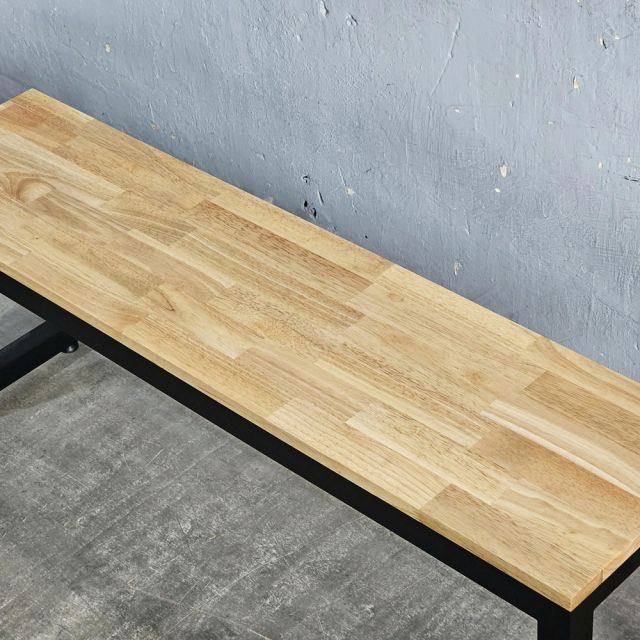 Ghế băng dài 120x30x45cm gỗ cao su GBD064