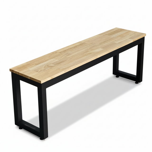 Ghế băng dài 120x30x45cm gỗ cao su GBD064