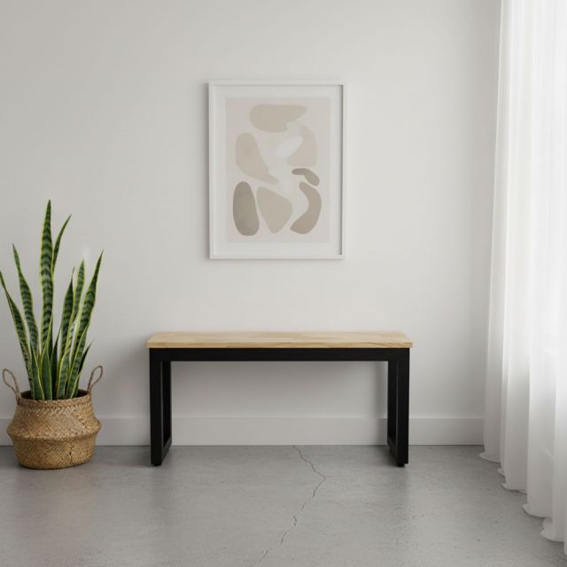 Ghế băng 90x28x45cm gỗ cao su GBD063