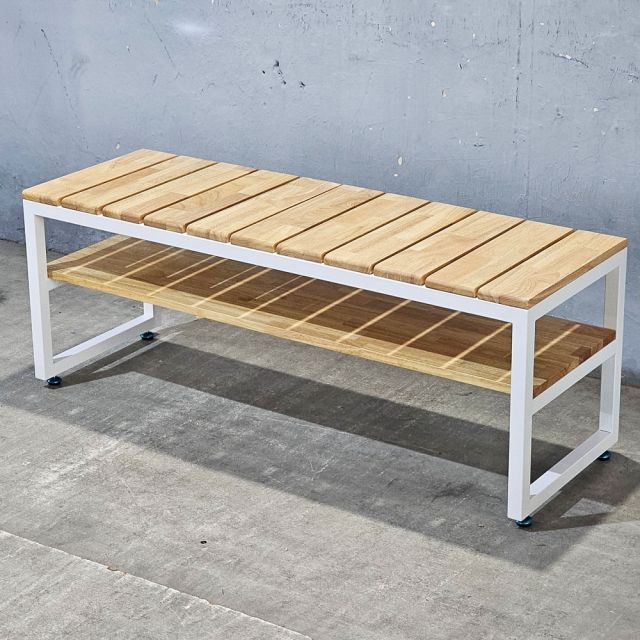 Ghế băng ngồi thay giày 120x40x45cm gỗ cao su GBD061 Ghế băng ngồi thay giày 120x40x45cm gỗ cao su GBD061