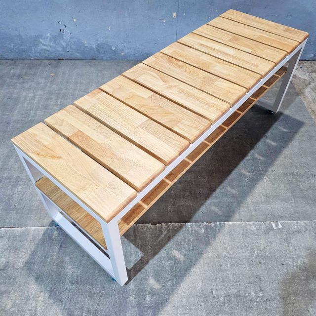 Ghế băng ngồi thay giày 120x40x45cm gỗ cao su GBD061 Ghế băng ngồi thay giày 120x40x45cm gỗ cao su GBD061