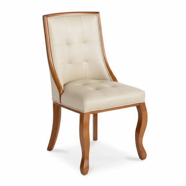 Ghế Lucky bọc da Si gỗ cao su GSK027