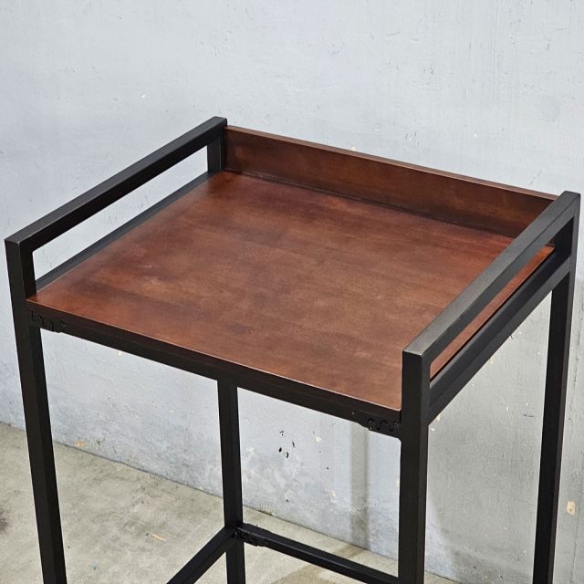 Kệ máy giặt đơn giản gỗ cao su khung sắt lắp ráp 72x60x112cm KMG68015 Kệ máy giặt đơn giản gỗ cao su khung sắt lắp ráp 72x60x112cm KMG68015