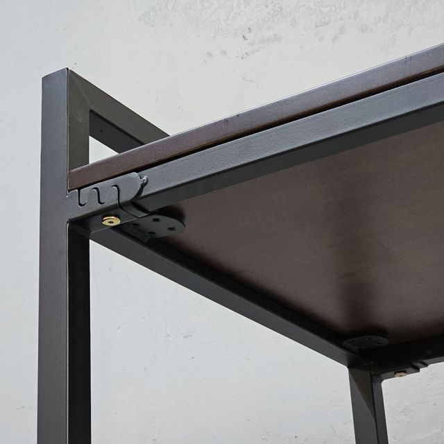 Kệ máy giặt đơn giản gỗ cao su khung sắt lắp ráp 72x60x112cm KMG68015 Kệ máy giặt đơn giản gỗ cao su khung sắt lắp ráp 72x60x112cm KMG68015