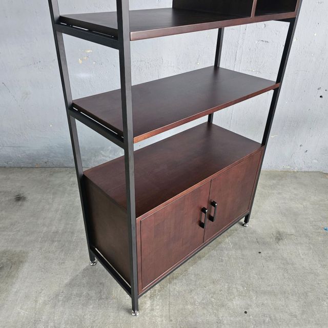 Kệ trang trí 80x35x160cm gỗ cao su KTT68048