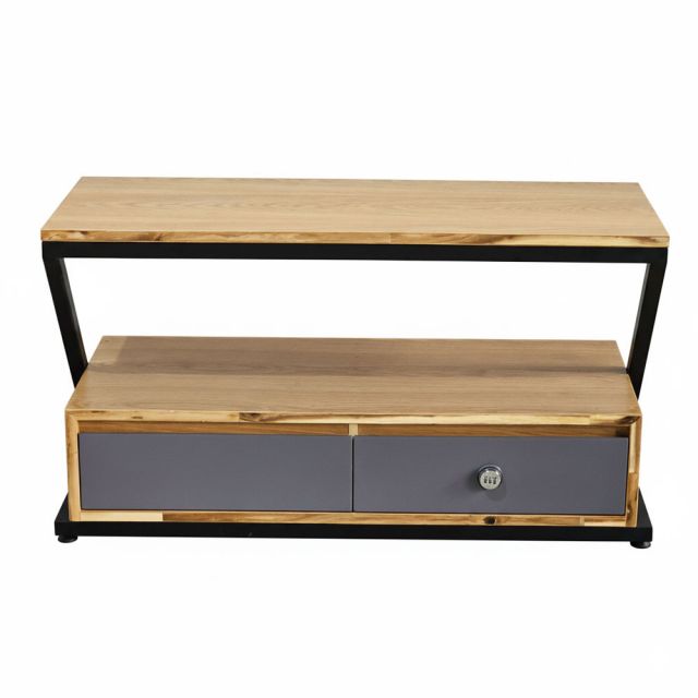 Tủ đầu giường khóa số 90x35x50cm gỗ otim TDG68065