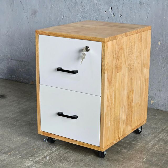 Tủ đầu giường giấu tiền 50x40x56cm gỗ cao su cao cấp TDG68065