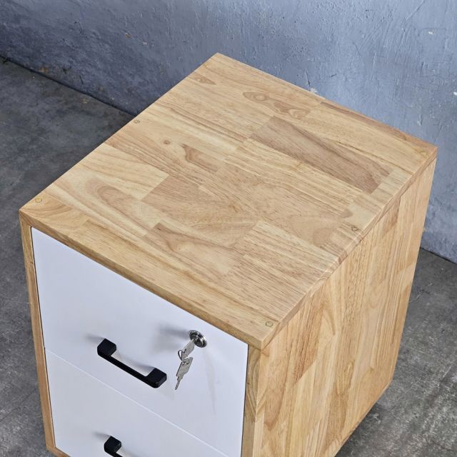 Tủ đầu giường giấu tiền 50x40x56cm gỗ cao su cao cấp TDG68065